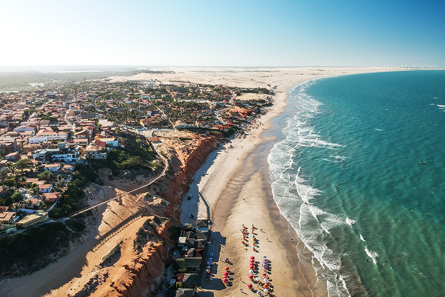 Melhores praias do nordeste - Canoa Quebrada (CE)